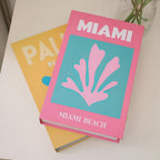 Decorative Coffee Table Books - Faux Leather, Chic Design – Home Decor, Living Room
