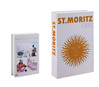 Decorative Coffee Table Books - Faux Leather, Chic Design – Home Decor, Living Room