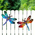 Dragonfly Wall Art – Metal, Vibrant Design – Outdoor Decoration, Gift Idea