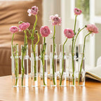 Flexible Flower Vases with Hinges, Modern Glass Tube – Home Decor, Gift