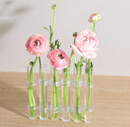 Flexible Flower Vases with Hinges, Modern Glass Tube – Home Decor, Gift