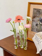 Flexible Flower Vases with Hinges, Modern Glass Tube – Home Decor, Gift