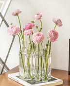 Flexible Flower Vases with Hinges, Modern Glass Tube – Home Decor, Gift