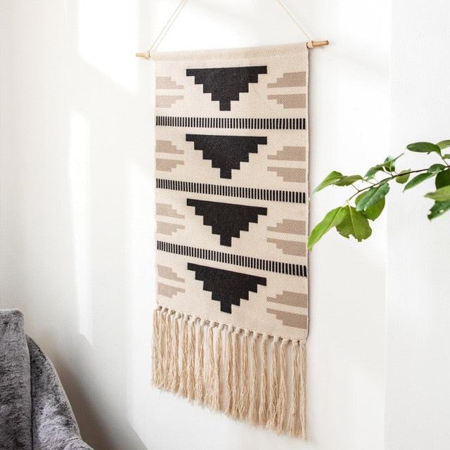 Geometric Tufted Wall Carpet – Home Decor, Cozy Living Space