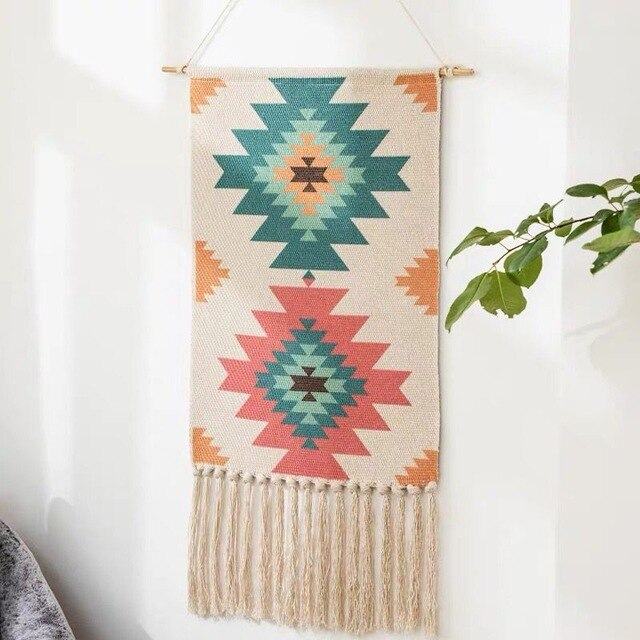 Geometric Tufted Wall Carpet – Home Decor, Cozy Living Space