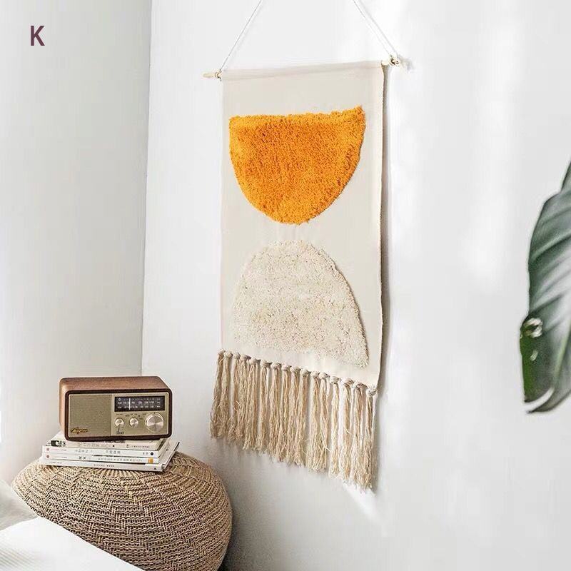 Geometric Tufted Wall Carpet – Home Decor, Cozy Living Space
