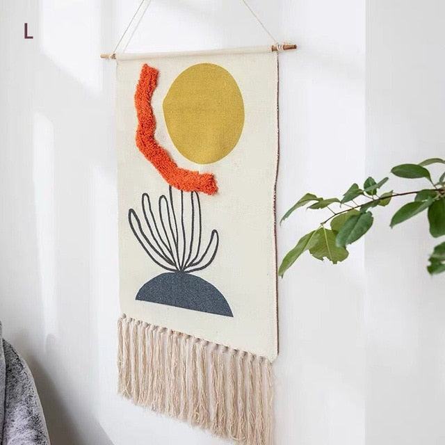 Geometric Tufted Wall Carpet – Home Decor, Cozy Living Space