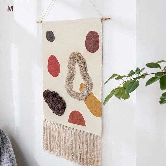 Geometric Tufted Wall Carpet – Home Decor, Cozy Living Space