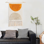 Geometric Tufted Wall Carpet – Home Decor, Cozy Living Space