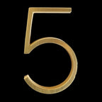 Gold Modern House Numbers – Home Decor, Address Display