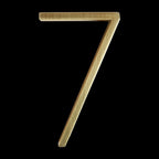 Gold Modern House Numbers – Home Decor, Address Display