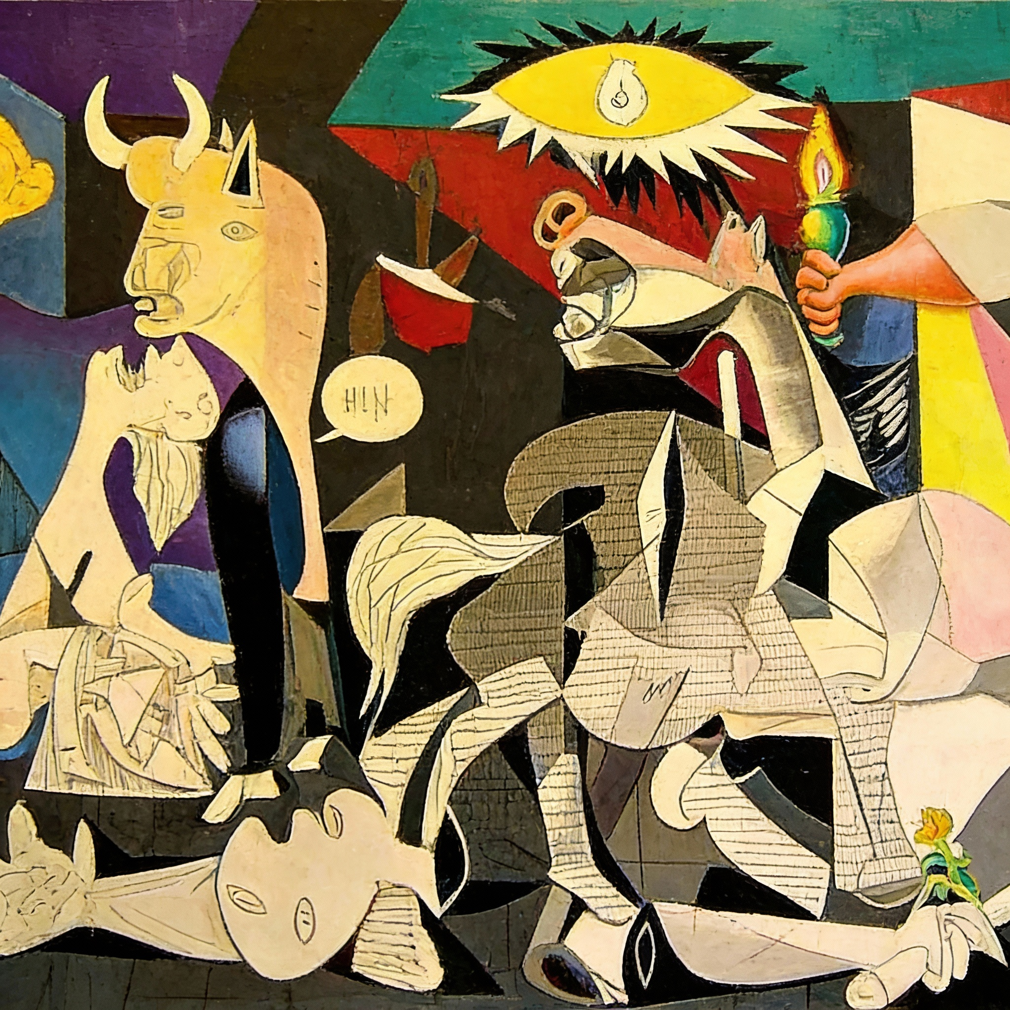 Guernica Picasso Canvas Art – Home Decor, Art Collection