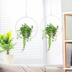 Hanging Plant Pot Holder made of Metal – Home Decor, Indoor Gardening