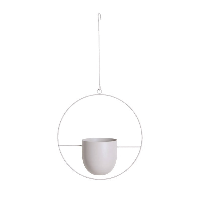 Hanging Plant Pot Holder made of Metal – Home Decor, Indoor Gardening