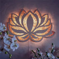 Lotus Wall Lamp | Spiritual Design – Home Decor, Gift
