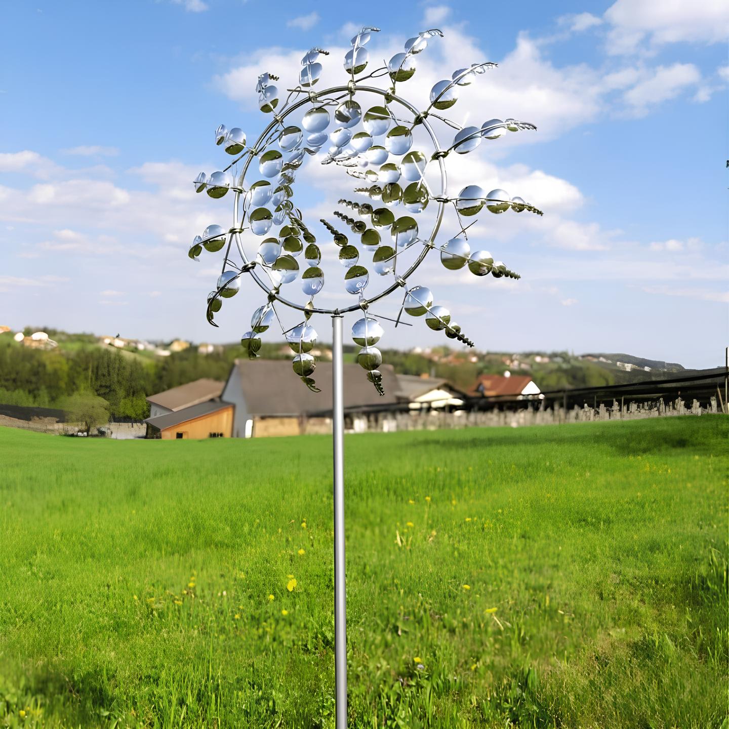 Metal Windmill | Unique Design – Garden Decor, Outdoor Ambiance