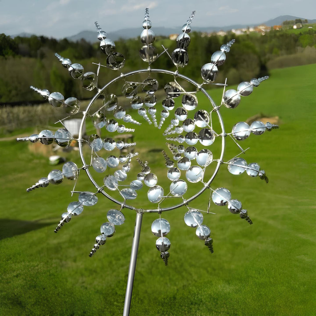 Metal Windmill | Unique Design – Garden Decor, Outdoor Ambiance