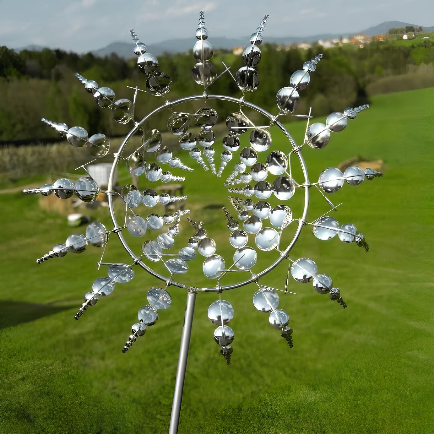 Metal Windmill | Unique Design – Garden Decor, Outdoor Ambiance