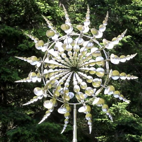 Metal Windmill | Unique Design – Garden Decor, Outdoor Ambiance
