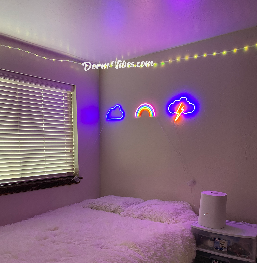 Neon Rainbow Shield BowLift – Gaming, Home Office