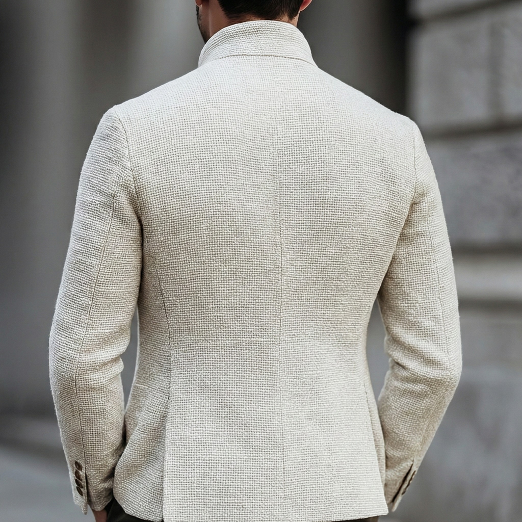 Men's Refined Single Breasted Cardigan – Casual Wear, Office Style