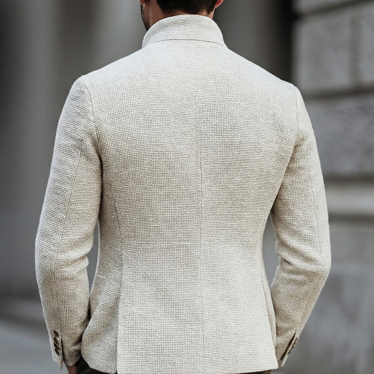Men's Refined Single Breasted Cardigan – Casual Wear, Office Style