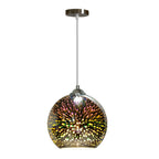Perforated Glass Ceiling Light – Modern Home Decor, Ambient Lighting