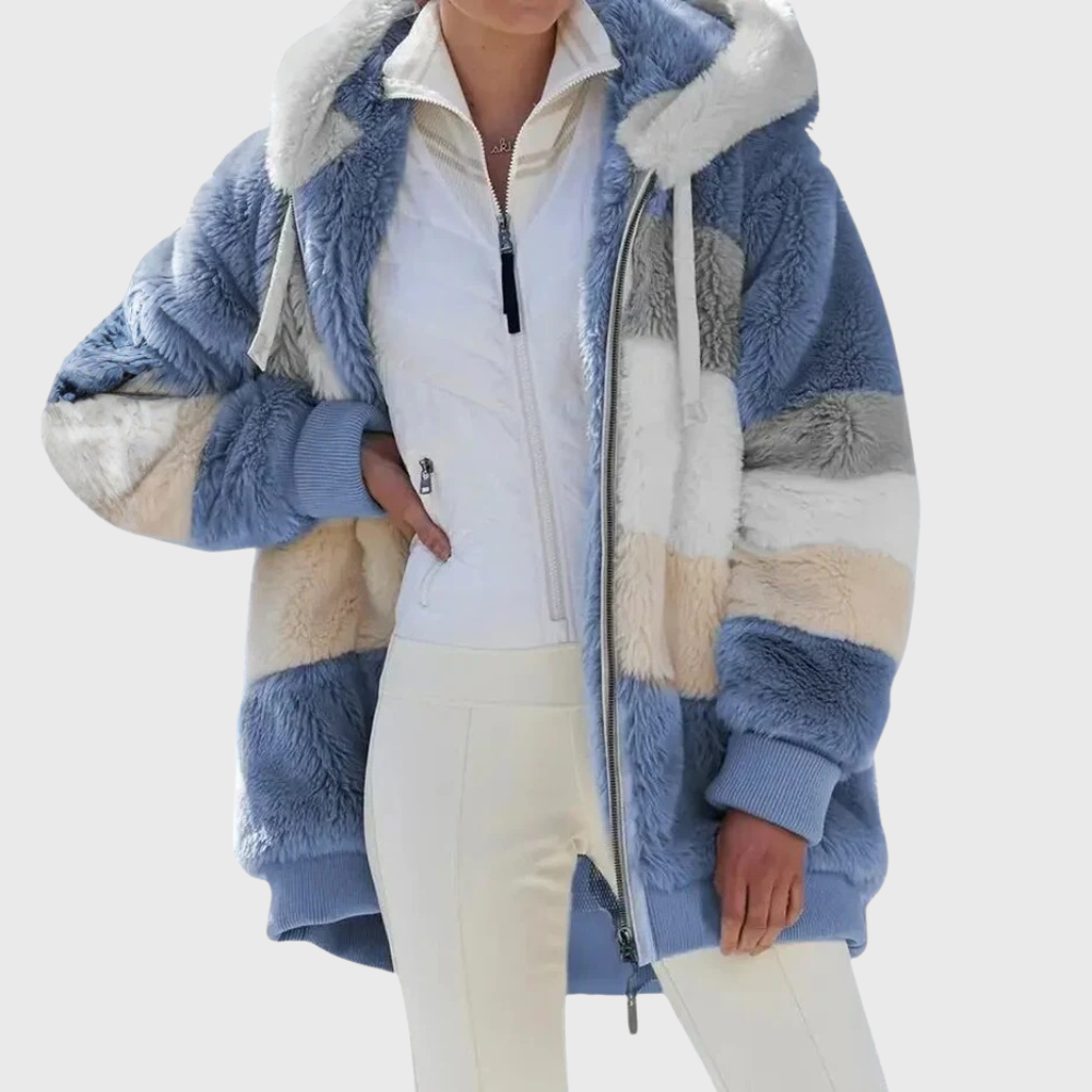 Women's Elegant Multicolor Warm Puffer Jacket – Casual Wear, Outdoor Activities