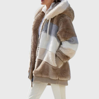 Women's Elegant Multicolor Warm Puffer Jacket – Casual Wear, Outdoor Activities