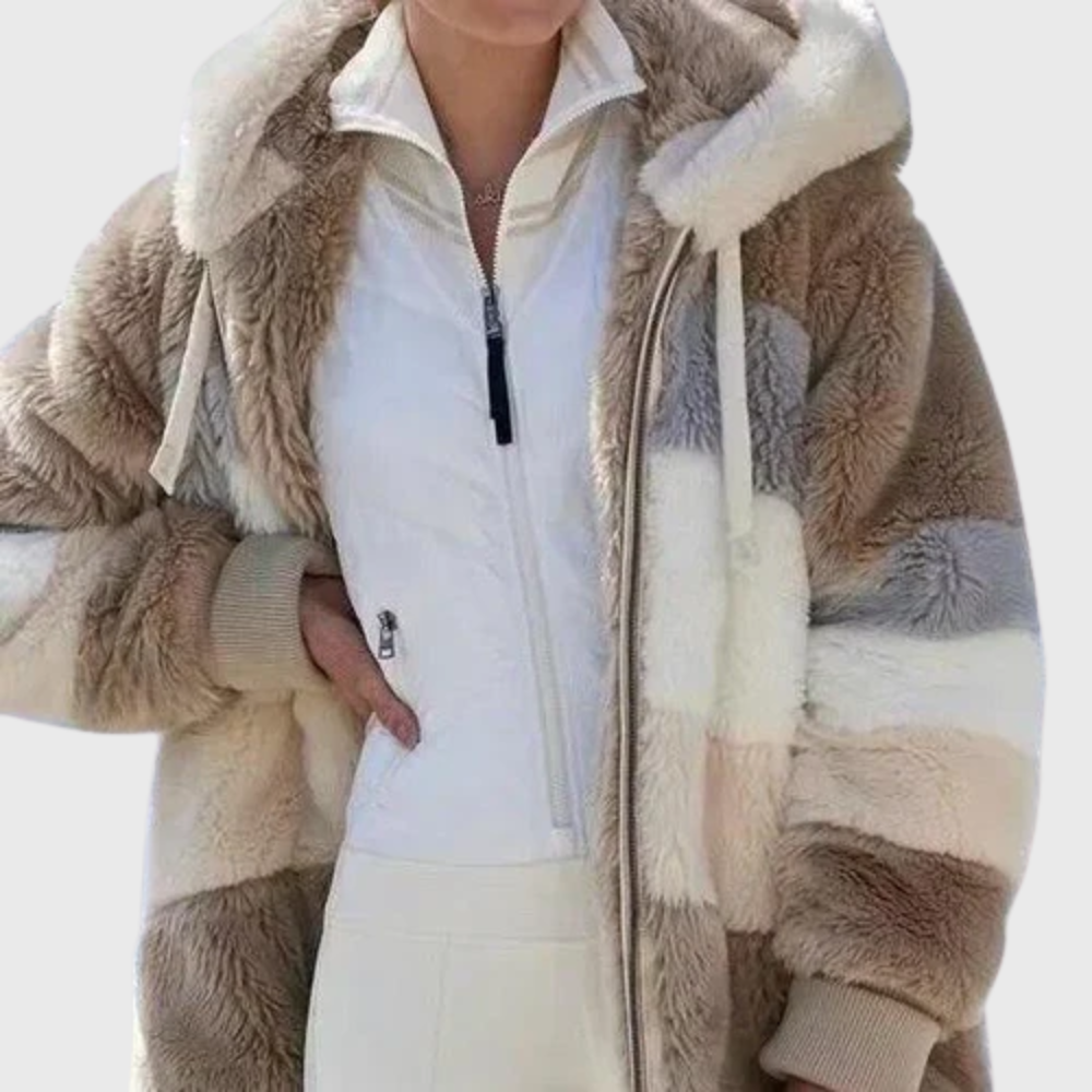 Women's Elegant Multicolor Warm Puffer Jacket – Casual Wear, Outdoor Activities