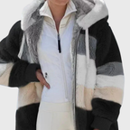 Women's Elegant Multicolor Warm Puffer Jacket – Casual Wear, Outdoor Activities