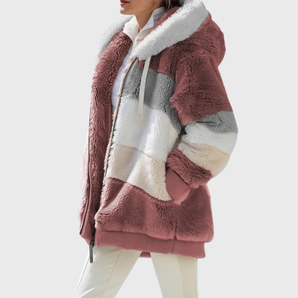 Women's Elegant Multicolor Warm Puffer Jacket – Casual Wear, Outdoor Activities