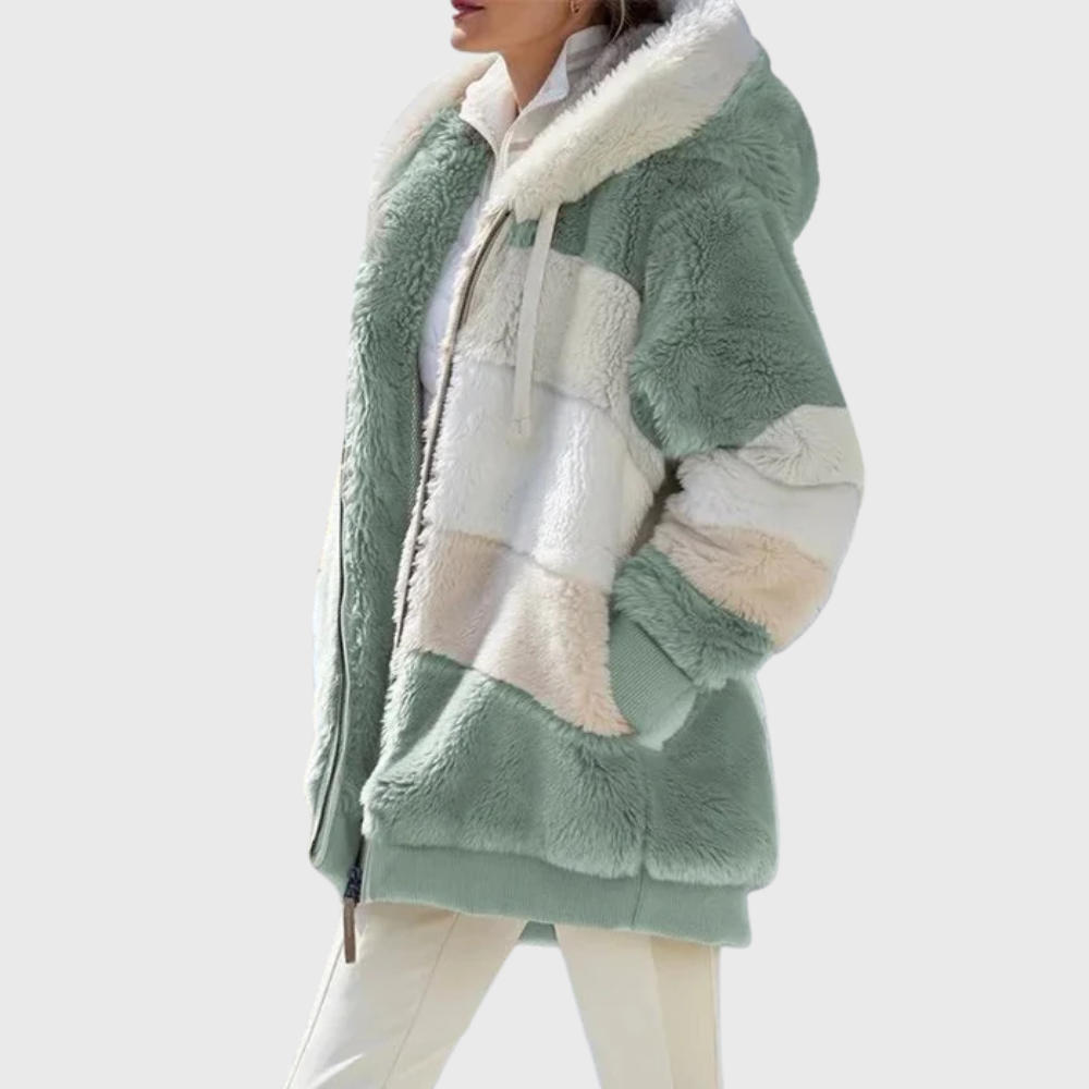 Women's Elegant Multicolor Warm Puffer Jacket – Casual Wear, Outdoor Activities