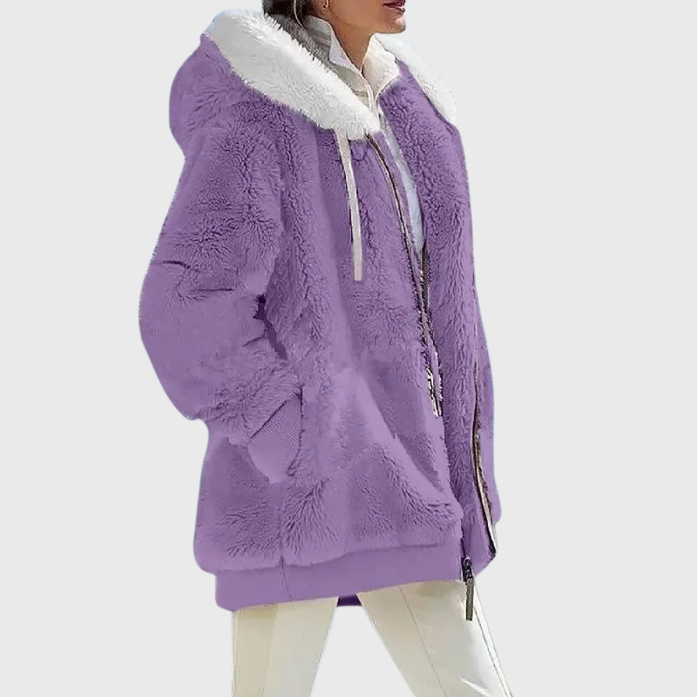 Women's Elegant Multicolor Warm Puffer Jacket – Casual Wear, Outdoor Activities