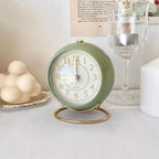 Retro Vintage Gold Accent Alarm Clock – Home Office, Gift