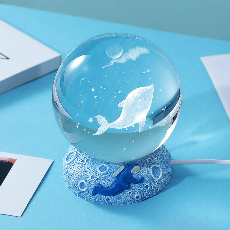 Underwater World Crystal Ball Night Light – Home Decor, Gift