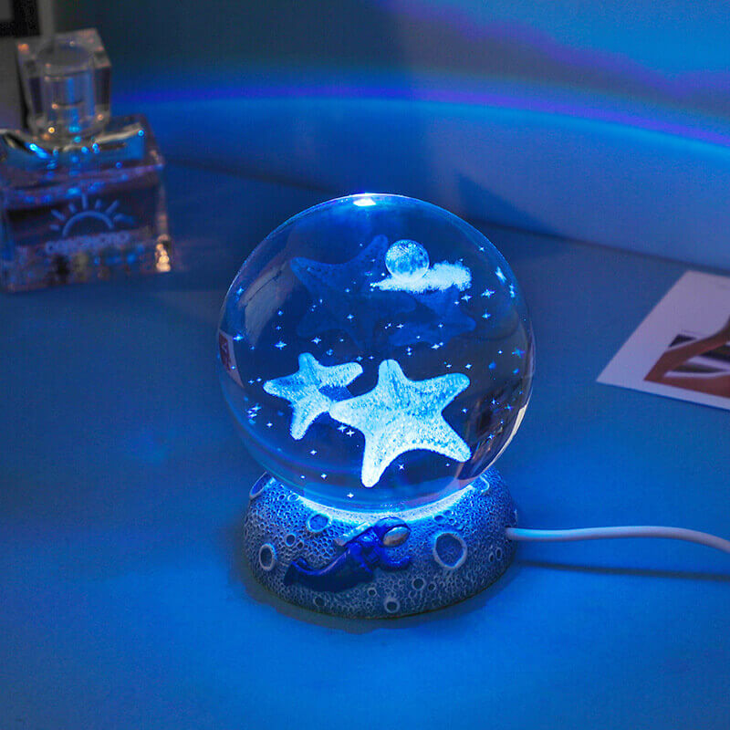 Underwater World Crystal Ball Night Light – Home Decor, Gift
