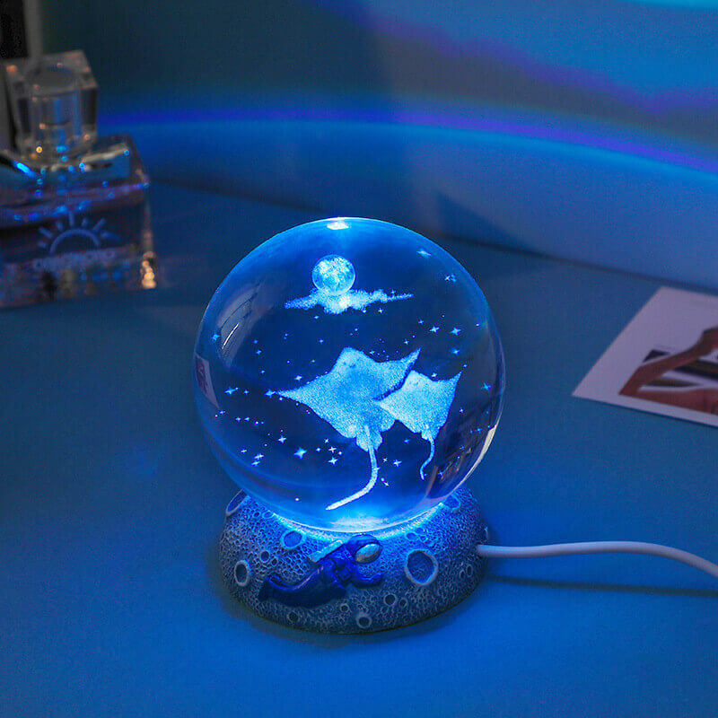 Underwater World Crystal Ball Night Light – Home Decor, Gift