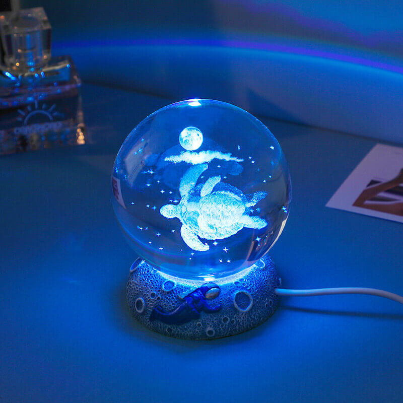 Underwater World Crystal Ball Night Light – Home Decor, Gift