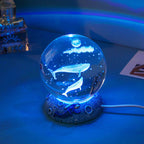 Underwater World Crystal Ball Night Light – Home Decor, Gift
