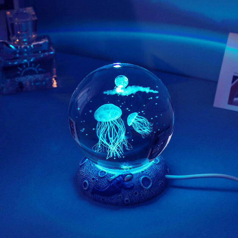 Underwater World Crystal Ball Night Light – Home Decor, Gift