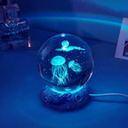 Underwater World Crystal Ball Night Light – Home Decor, Gift
