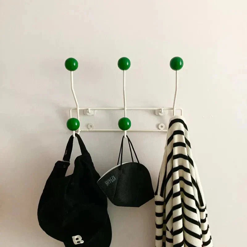 Vintage Metal Coat Hooks Set – Classic Wardrobe Organizer, Home Décor