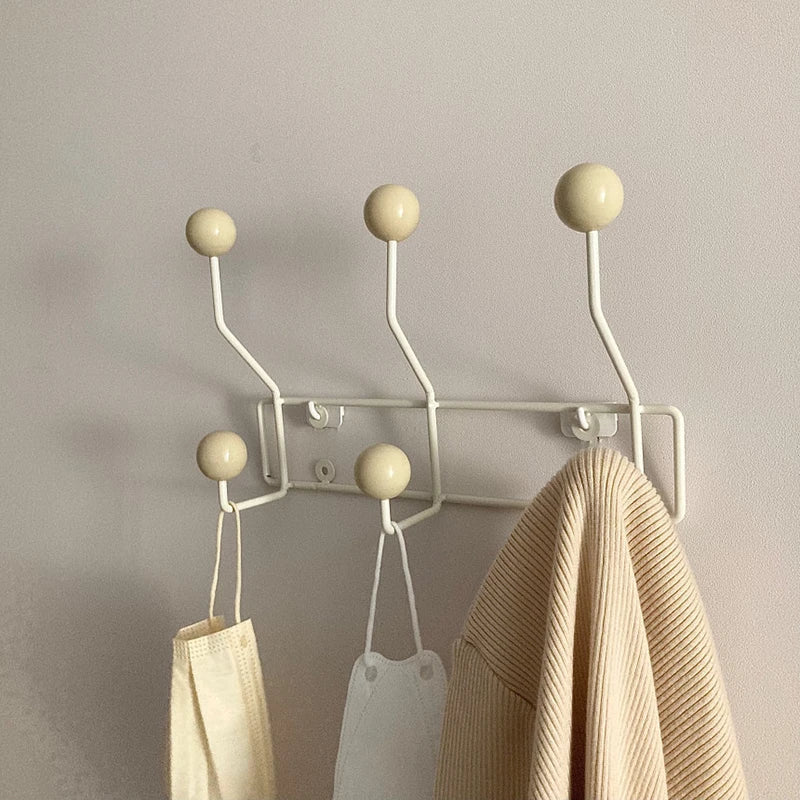 Vintage Metal Coat Hooks Set – Classic Wardrobe Organizer, Home Décor