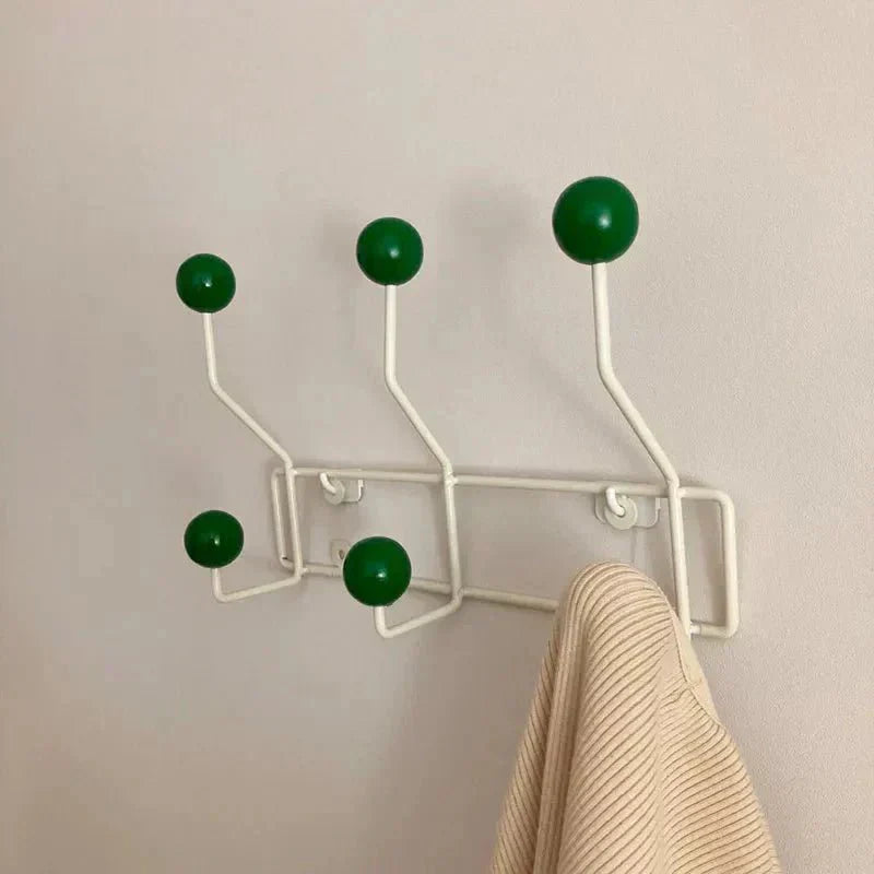 Vintage Metal Coat Hooks Set – Classic Wardrobe Organizer, Home Décor