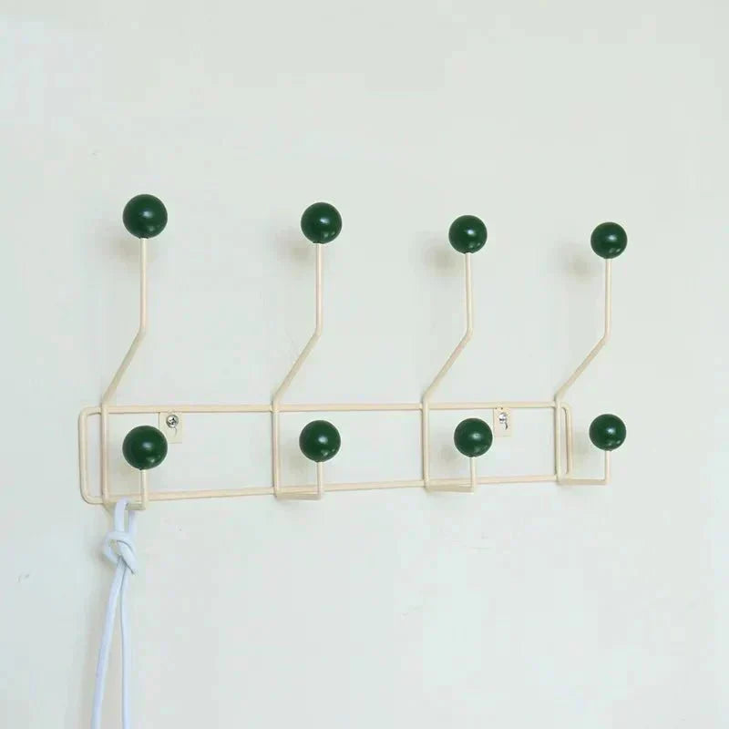 Vintage Metal Coat Hooks Set – Classic Wardrobe Organizer, Home Décor