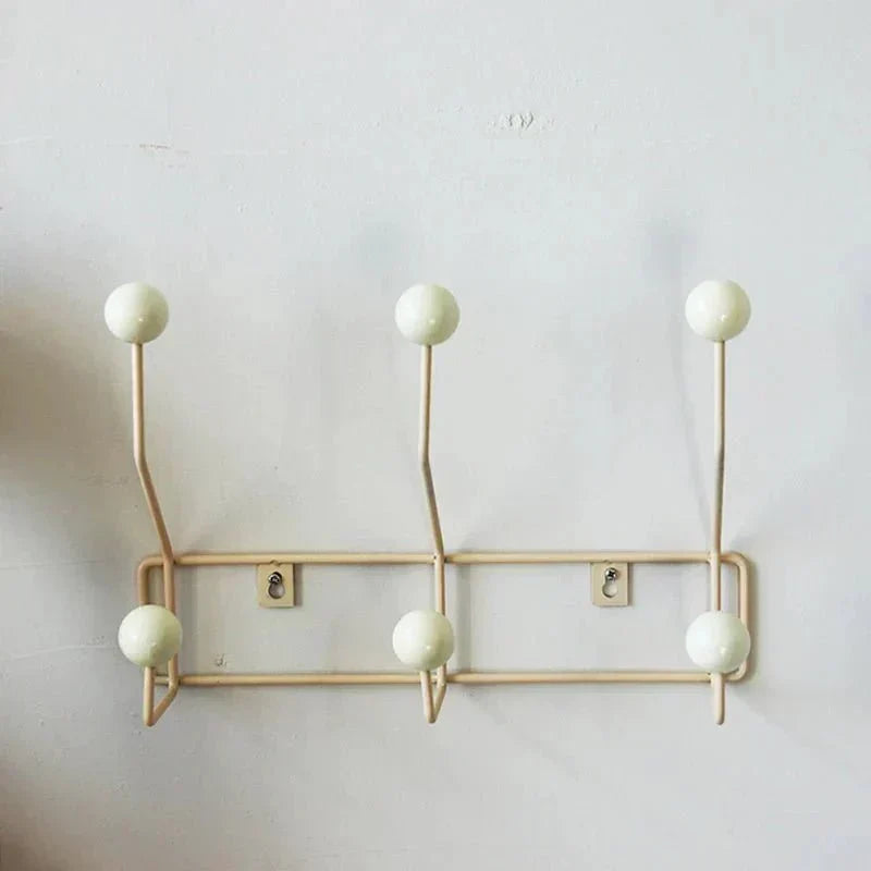 Vintage Metal Coat Hooks Set – Classic Wardrobe Organizer, Home Décor