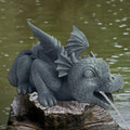 Water Spraying Dragon Statue – Realistic Resin Garden Decoration, Weatherproof