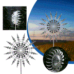 Windmill Garden Decoration - Magic Metal Design – Outdoor, Patio