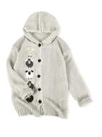Women's Cozy Hooded Cardigan – Casual Wear, Layering